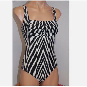 New Calvin Klein Swimsuit Bikini one 1 piece Sz 6 8ik